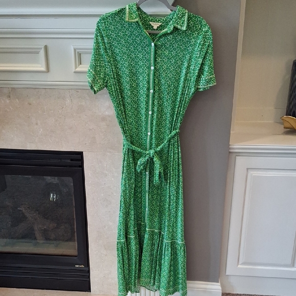 Max Studio Dresses & Skirts - Max Studio Green Patterned Maxi Dress